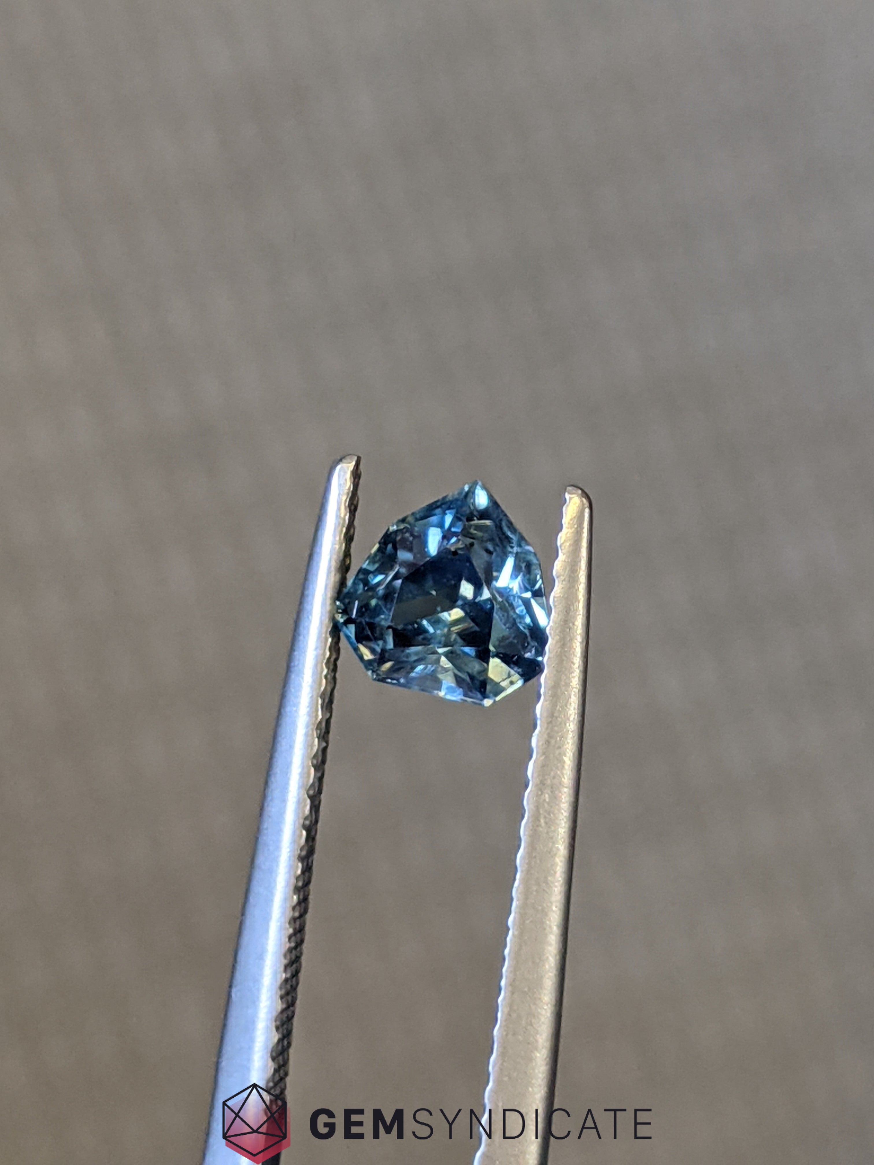 Smashing Shield Teal Sapphire 1.12ct