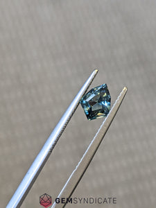 Ravishing Kite Shape Teal Sapphire 1.14ct