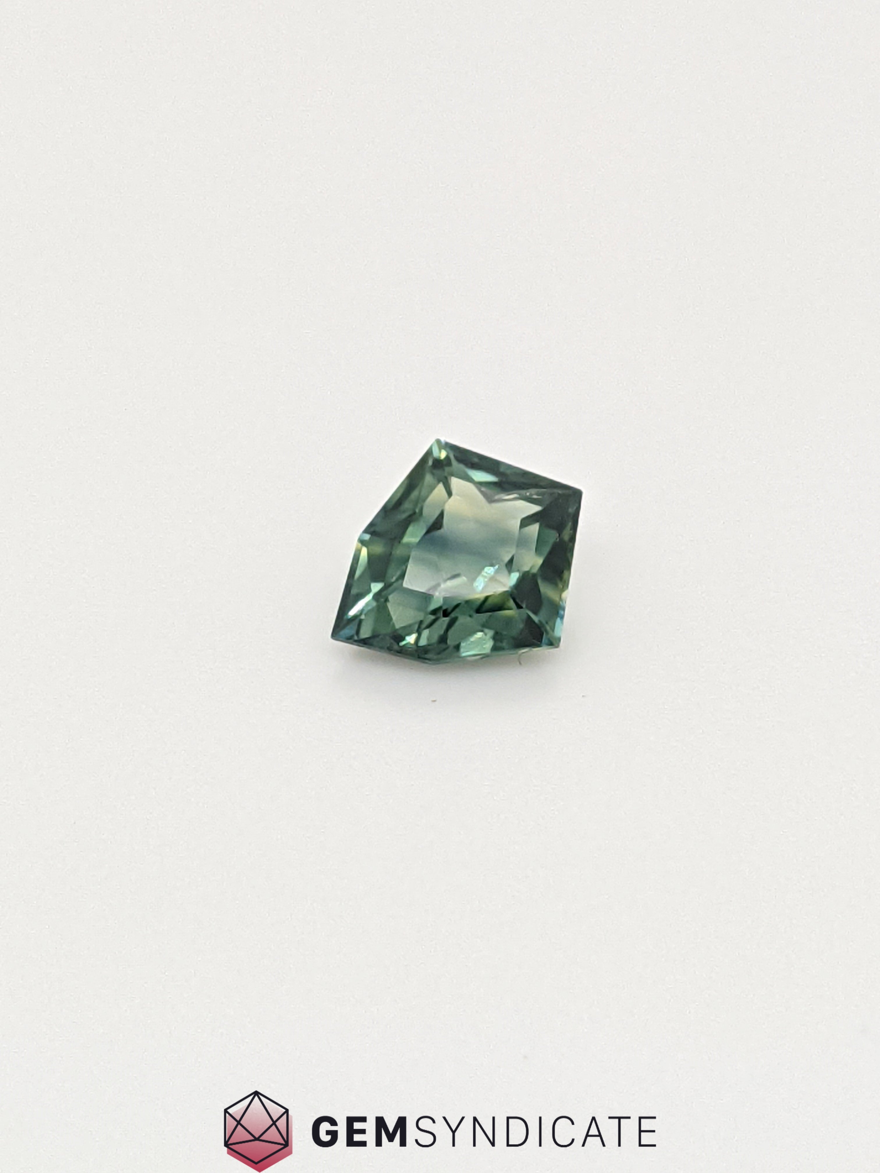 Ravishing Kite Shape Teal Sapphire 1.14ct