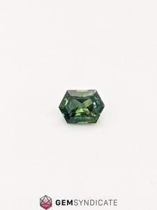 Stylish Elongated Hexagon Teal Sapphire 1.18ct