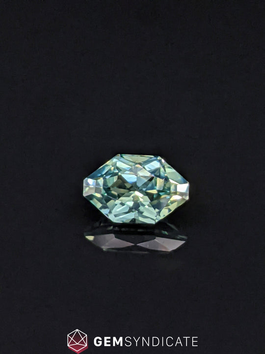Magnificent Fancy Shape Teal Sapphire 1.42ct