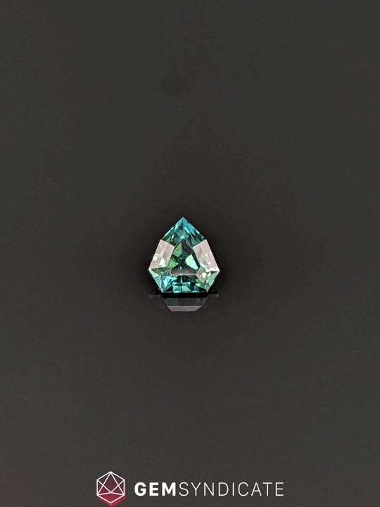Mesmerizing Shield Shaped Teal Sapphire 1.08ct