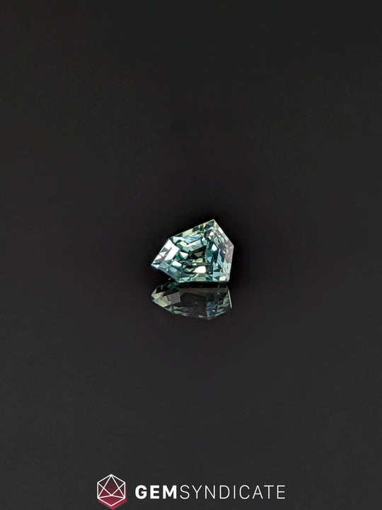 Enticing Shield Shaped Teal Sapphire 1.06ct