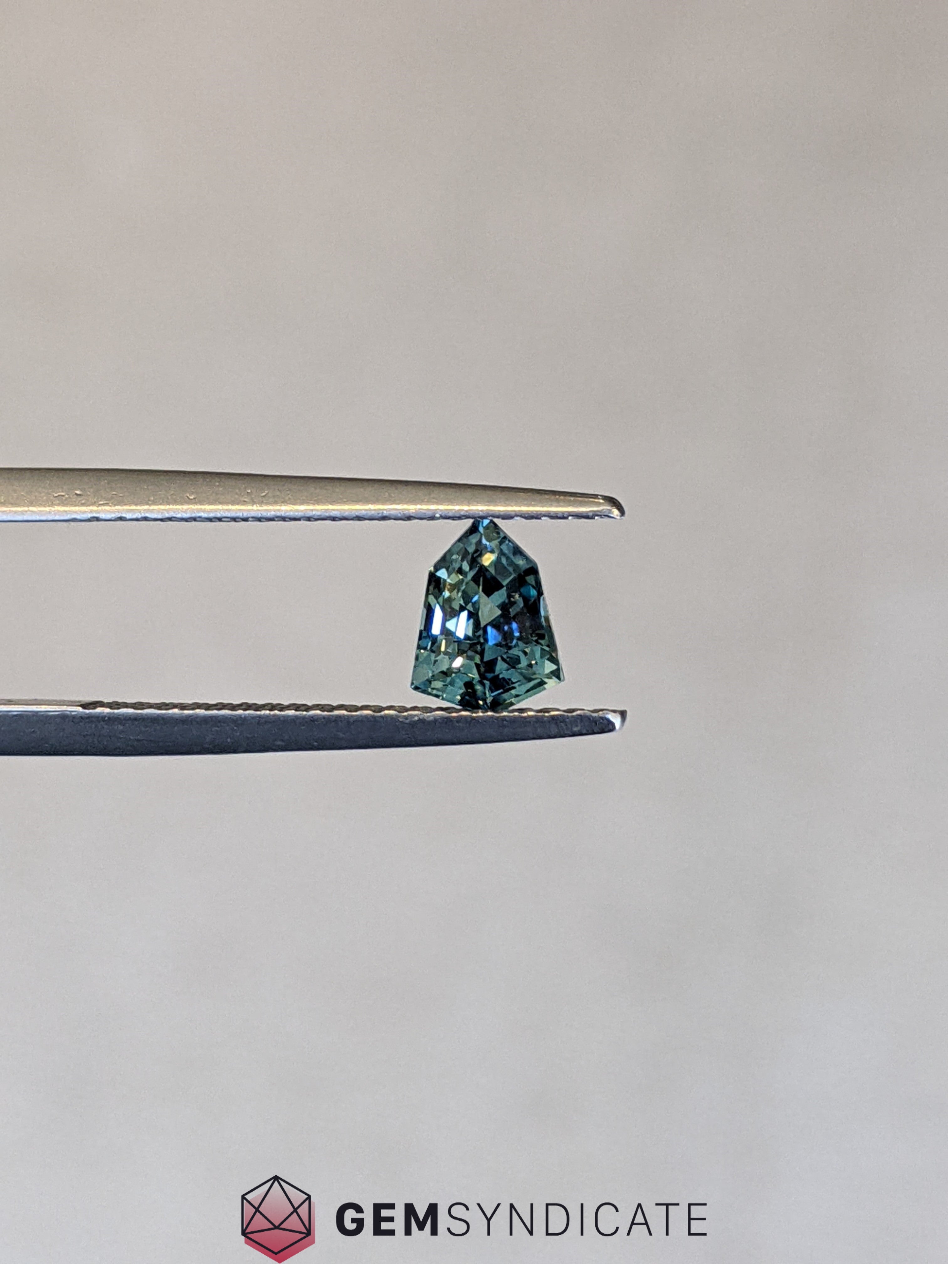 Enticing Shield Shaped Teal Sapphire 1.06ct