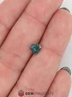Load image into Gallery viewer, Alluring Shield Shape Teal Sapphire 1.09ct
