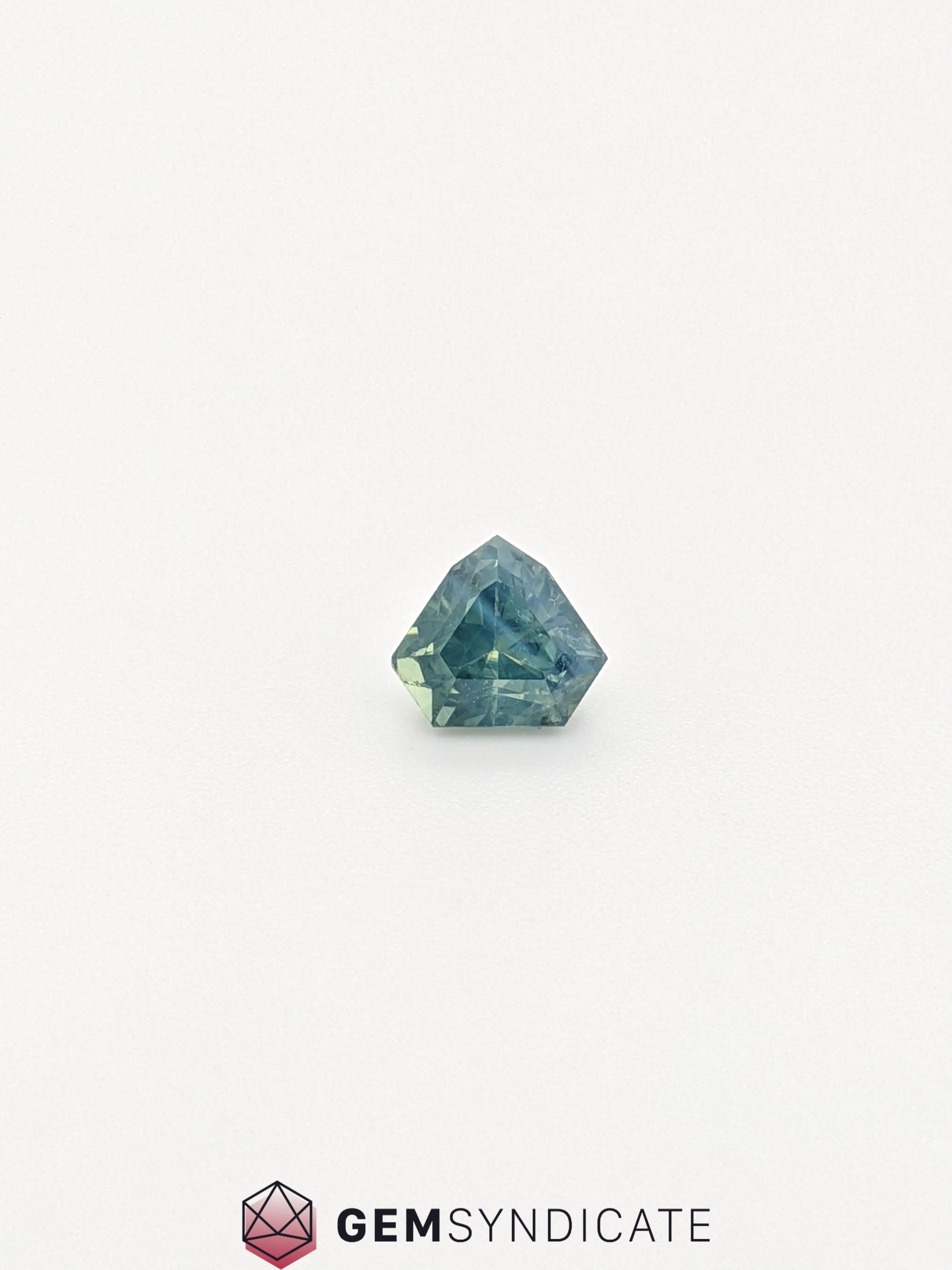 Alluring Shield Shape Teal Sapphire 1.09ct