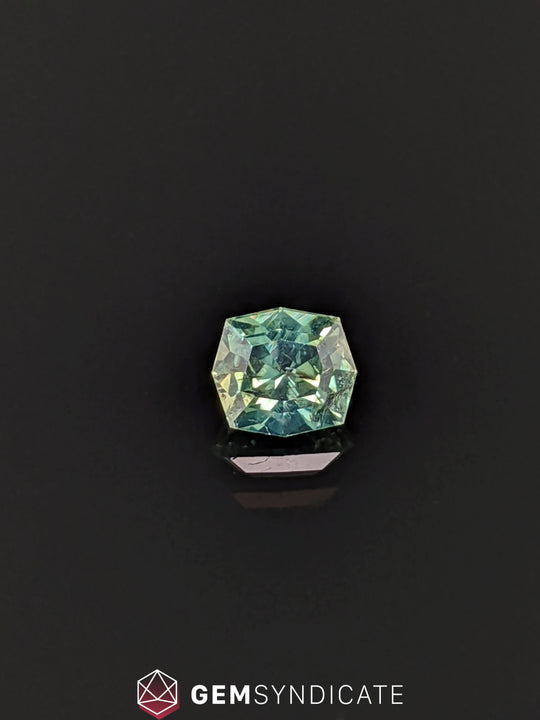 Stylish Fancy Cut Teal Sapphire 1.18ct