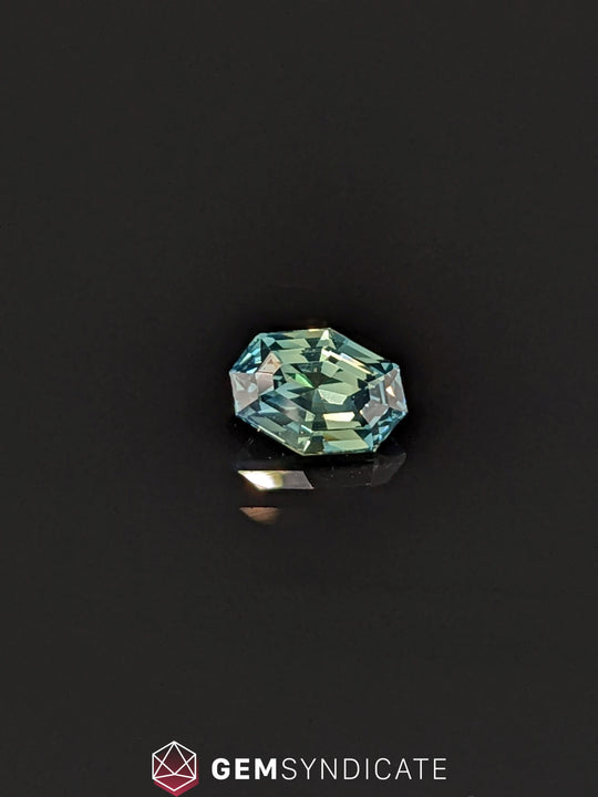 Modern Fancy Cut Teal Sapphire 1.19ct