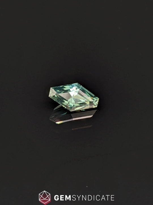 Unique Elongated Hexagon Teal Sapphire 0.81ct