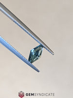 Load image into Gallery viewer, Unique Elongated Hexagon Teal Sapphire 0.81ct
