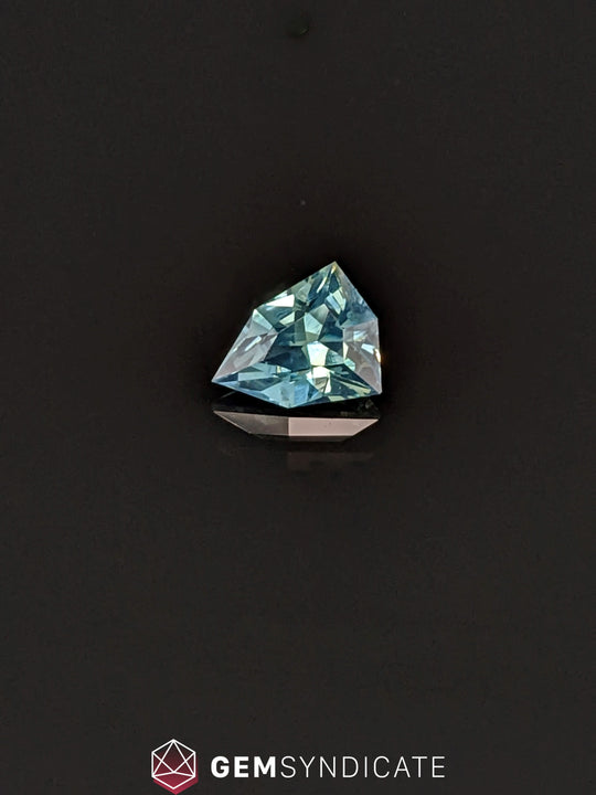 Mesmerizing Shield Teal Sapphire 1.26ct