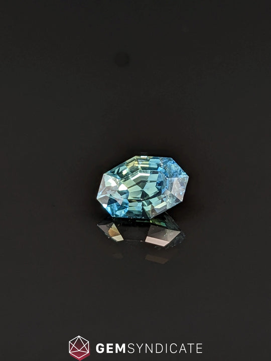 Beautiful Fancy Shape Teal Sapphire 1.34ct