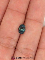 Load image into Gallery viewer, Beautiful Fancy Shape Teal Sapphire 1.34ct
