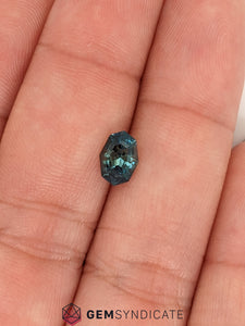 Beautiful Fancy Shape Teal Sapphire 1.34ct