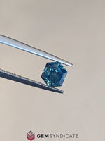 Load image into Gallery viewer, Unique Elongated Hexagon Teal Sapphire 1.53ct
