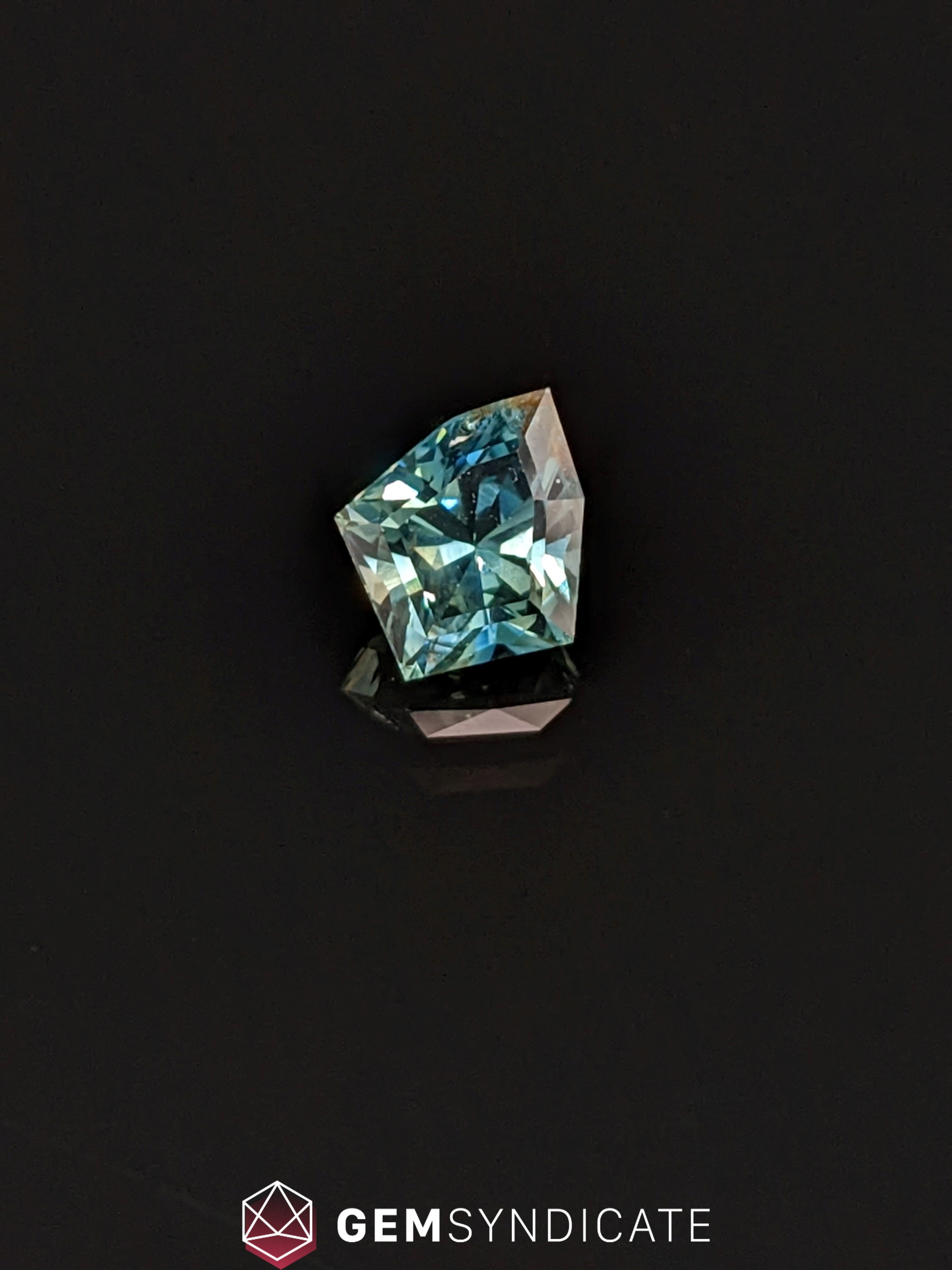 Luminous Kite Shape Teal Sapphire 1.68ct