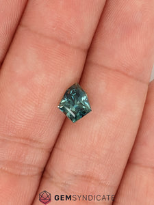 Luminous Kite Shape Teal Sapphire 1.68ct
