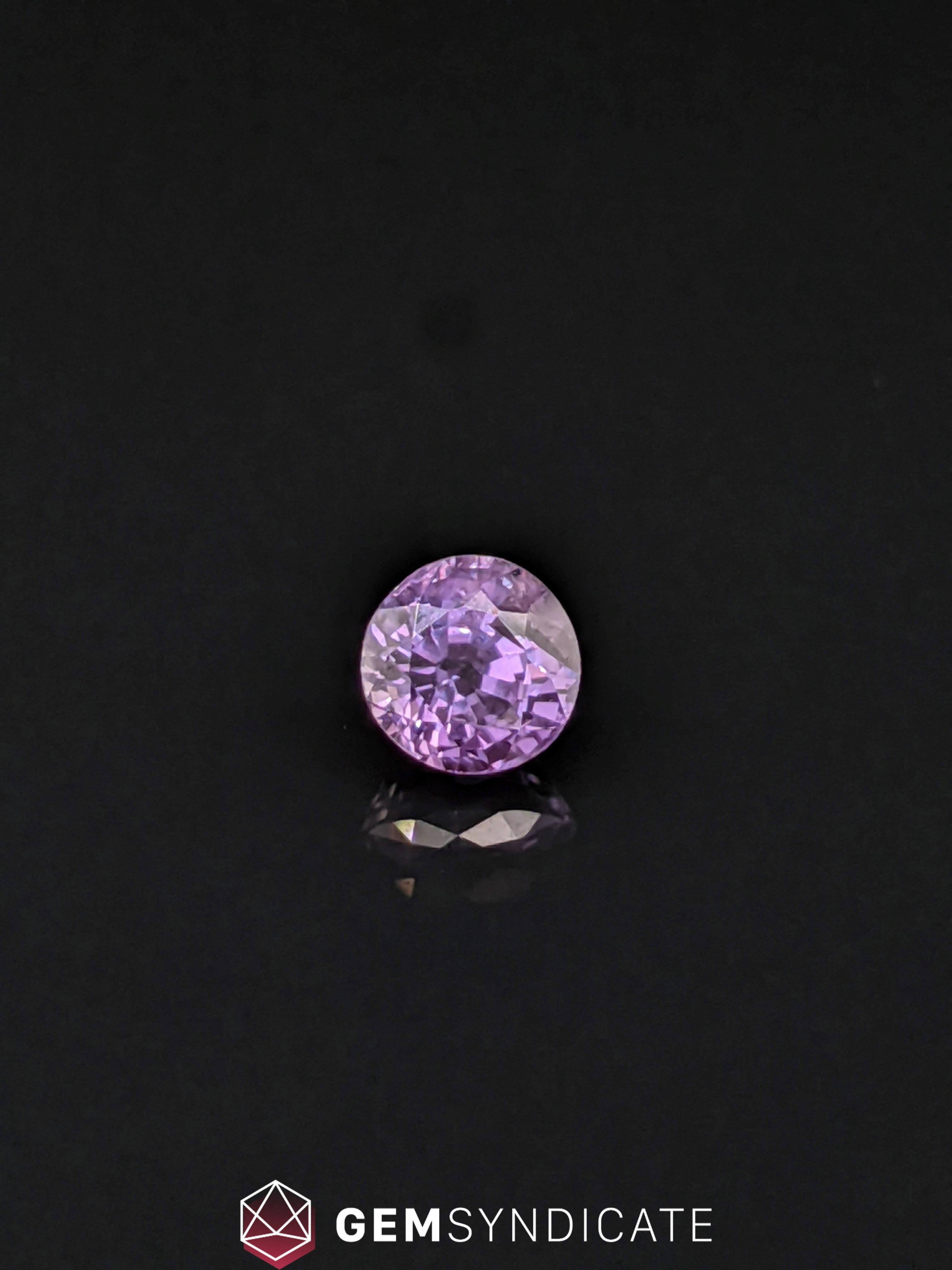 Striking Round Purple Sapphire 1.24ct