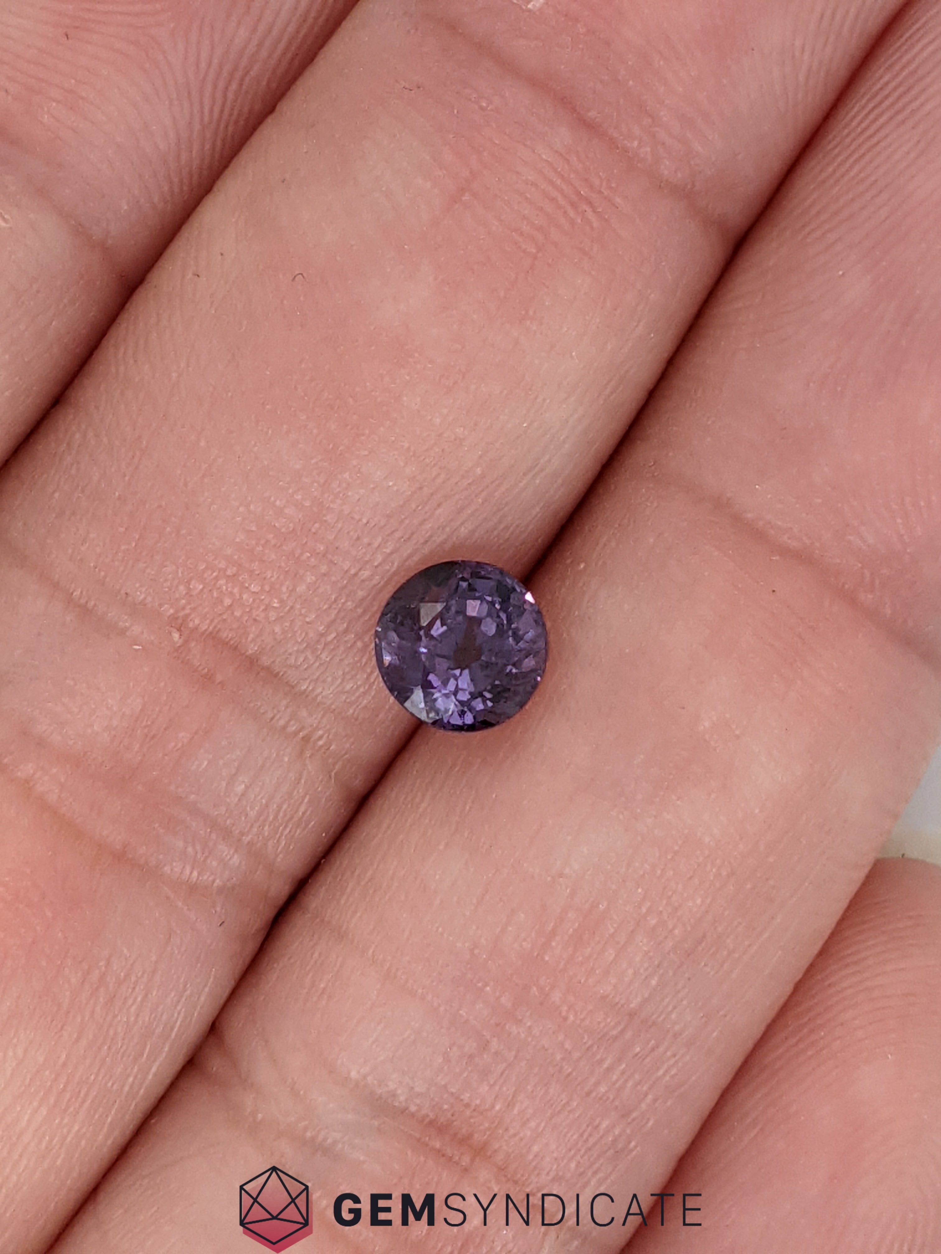 Striking Round Purple Sapphire 1.24ct