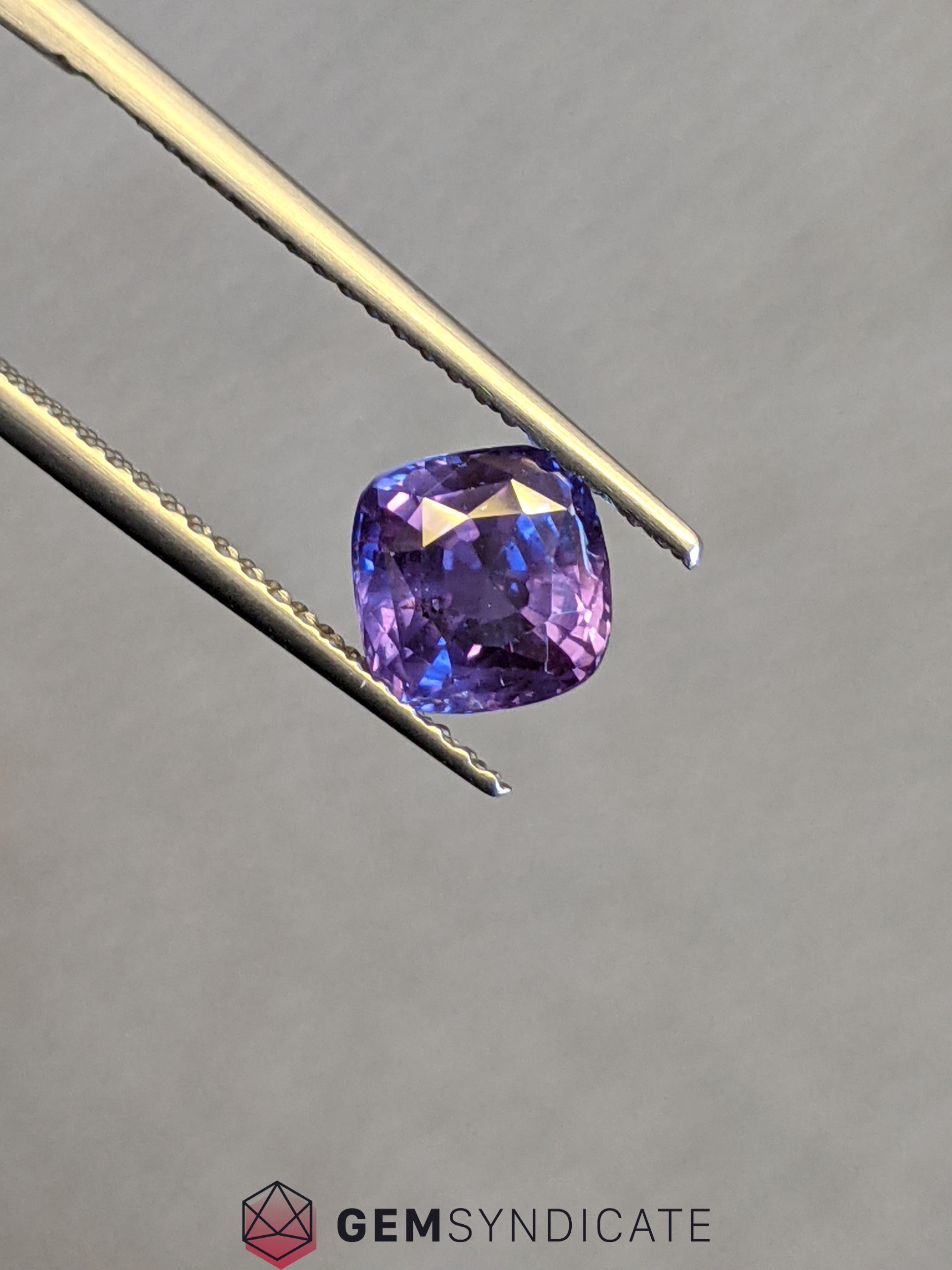 Amazing Cushion Purple Sapphire 1.72ct