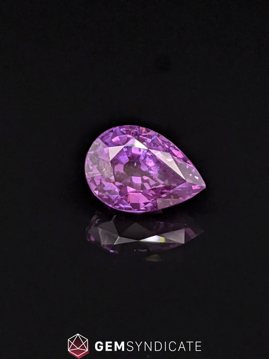 Angelic Pear Shape Purple Sapphire 2.97ct
