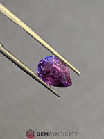 Load image into Gallery viewer, Angelic Pear Shape Purple Sapphire 2.97ct
