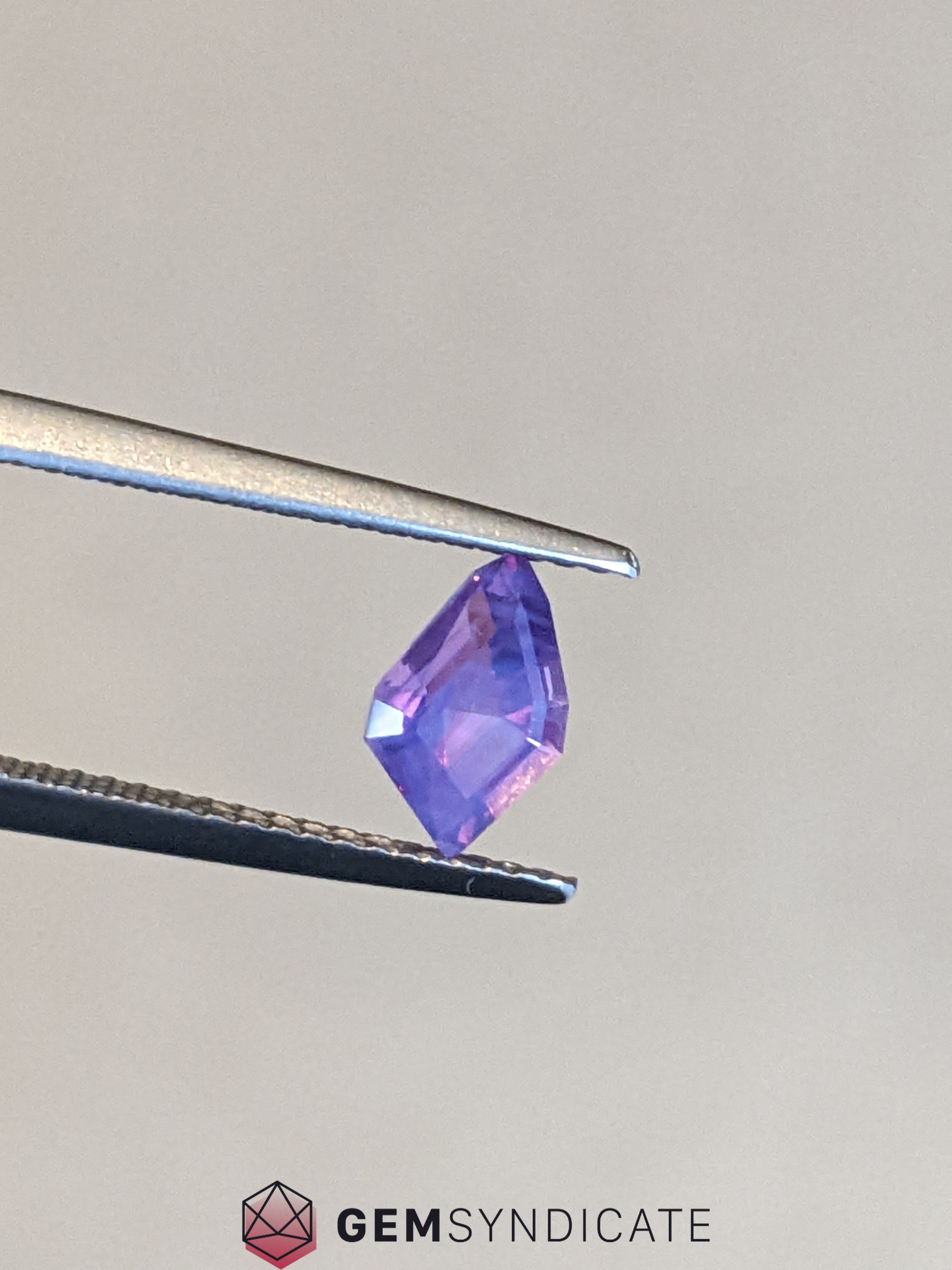 Dazzling Kite Shape Purple Sapphire 0.91ct