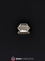 Load image into Gallery viewer, Modern Elongated Hexagon White Sapphire 1.57ct
