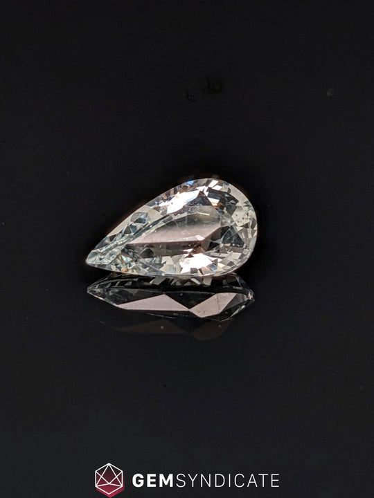 Inspiring Pear Shape Grey Sapphire 2.10ct