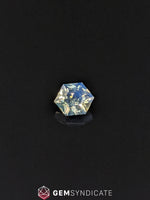 Load image into Gallery viewer, Exceptional Elongated Hexagon Parti Sapphire 1.46ct
