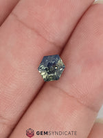 Load image into Gallery viewer, Exceptional Elongated Hexagon Parti Sapphire 1.46ct
