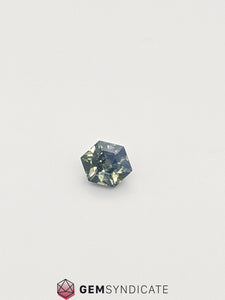 Exceptional Elongated Hexagon Parti Sapphire 1.46ct