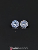 Load image into Gallery viewer, Marvelous Round Grey Spinel Pair 0.65ctw
