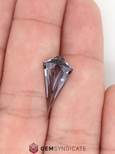 Outstanding Kite Shape Grey Spinel 4.08ct