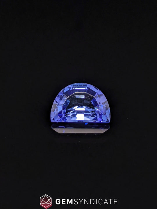 Whimsical Half Moon Purplish/Blue Tanzanite 1.60ct