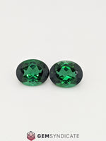 Load image into Gallery viewer, Luscious Oval Green Tourmaline Pair 7.34ctw
