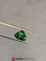 Load image into Gallery viewer, Outstanding Trillion Shape Green Tourmaline 3.28ct

