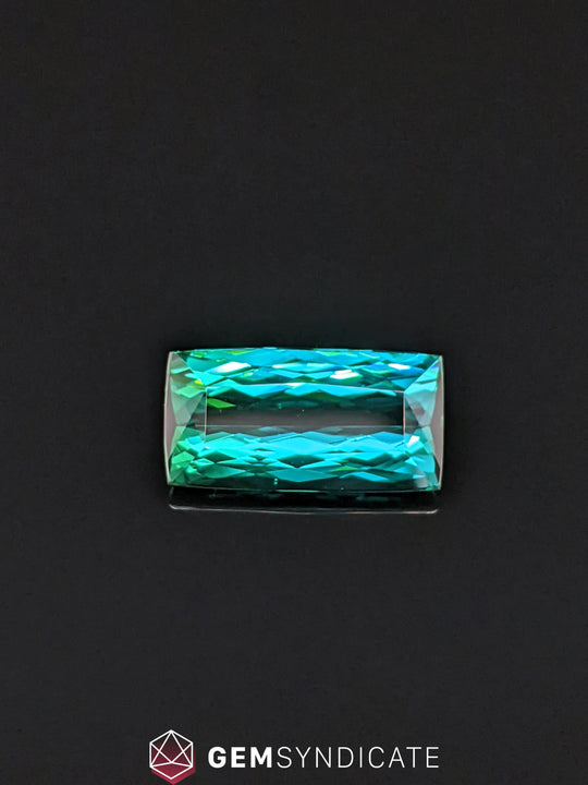 Amazing Rectangle Indicolite Teal Tourmaline 5.71ct