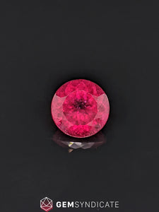 Elegant Round Rubellite Tourmaline 8.29ct