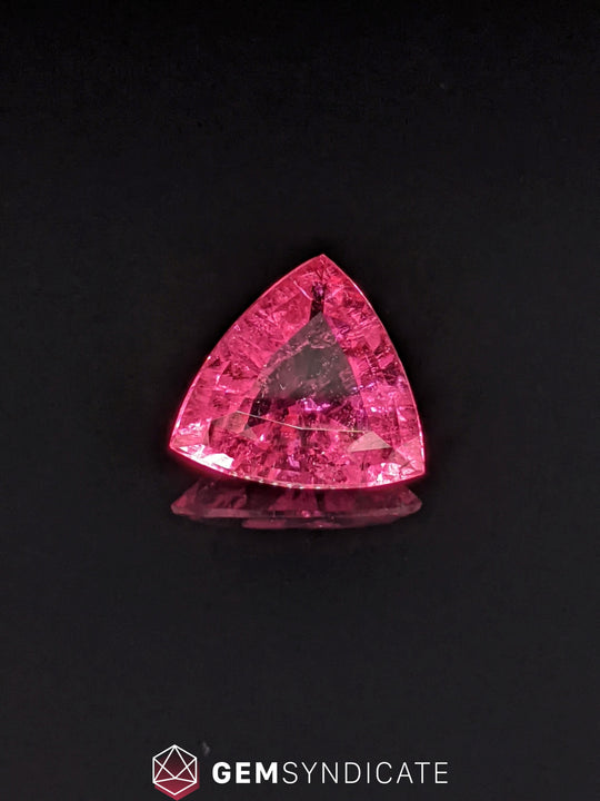 Magnificent Trillion Pink Tourmaline 7.51ct