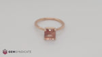 Load and play video in Gallery viewer, Lovely Natural Oregon Sunstone Ring in 14k Rose Gold
