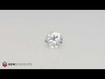 Load and play video in Gallery viewer, Inspiring Round White Zircon 4.94ct
