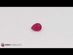 Load and play video in Gallery viewer, Amazing Pear Shaped Ruby 1.36ct

