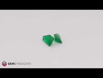 Load and play video in Gallery viewer, Delicate Fancy Shape Green Emerald Pair 1.31ctw
