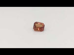 Load and play video in Gallery viewer, Regal Emerald Cut Orange Sapphire 2.11ct
