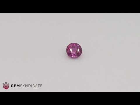 Astonishing Round Pink Sapphire 1.26ct