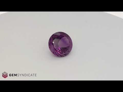 Magnificent Round Purple Amethyst 18.02ct