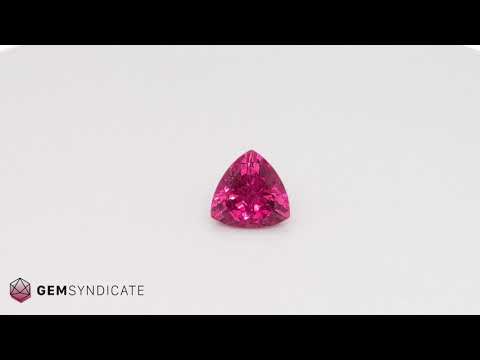 Exquisite Trillion Rubellite Tourmaline 5.97ct