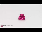 Load and play video in Gallery viewer, Exquisite Trillion Rubellite Tourmaline 5.97ct
