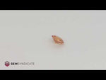 Load and play video in Gallery viewer, Electrifying Round Orange Sapphire 1.05ct
